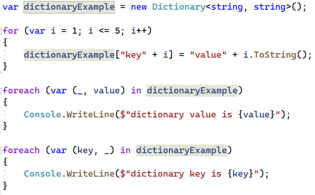 8 Ways To Loop iterate Dictionary Key Value Pairs In C 